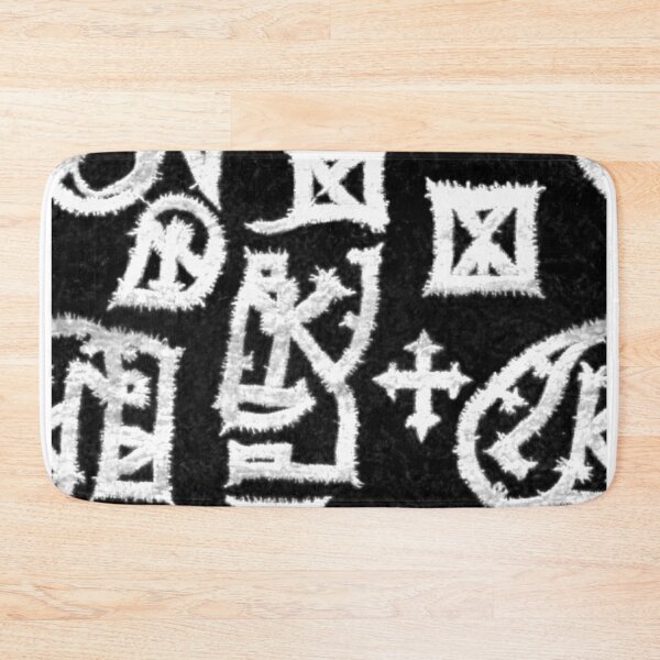 Item preview, Witchcraft texture with magic symbols (Black) designed and sold by Alba Forjanívea.