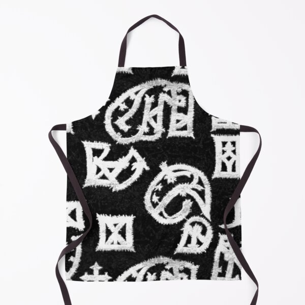 Item preview, Witchcraft texture with magic symbols (Black) designed and sold by Alba Forjanívea.