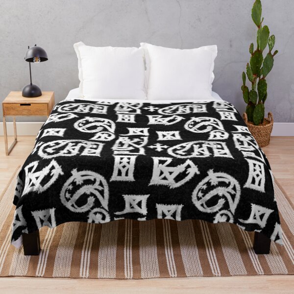 Item preview, Witchcraft texture with magic symbols (Black) designed and sold by Alba Forjanívea.