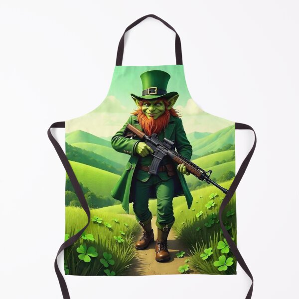 Item preview, Armed Irish Leprechaun designed and sold by FotoLibreStudio.