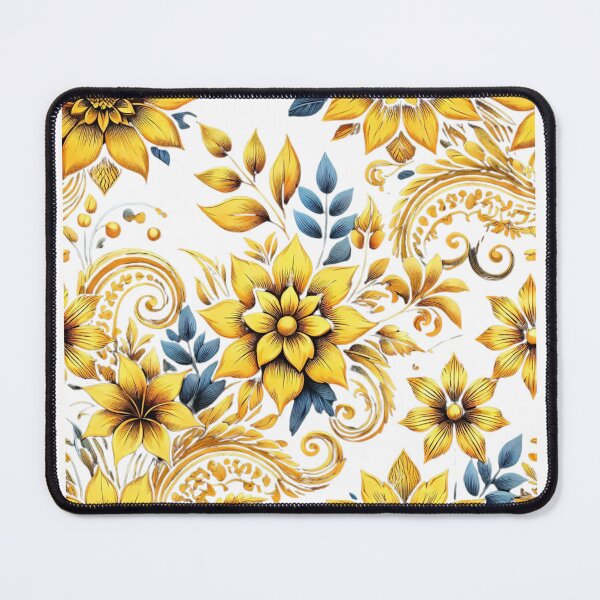 Item preview, Yellow Flower Patterns designed and sold by AllYoursShop.