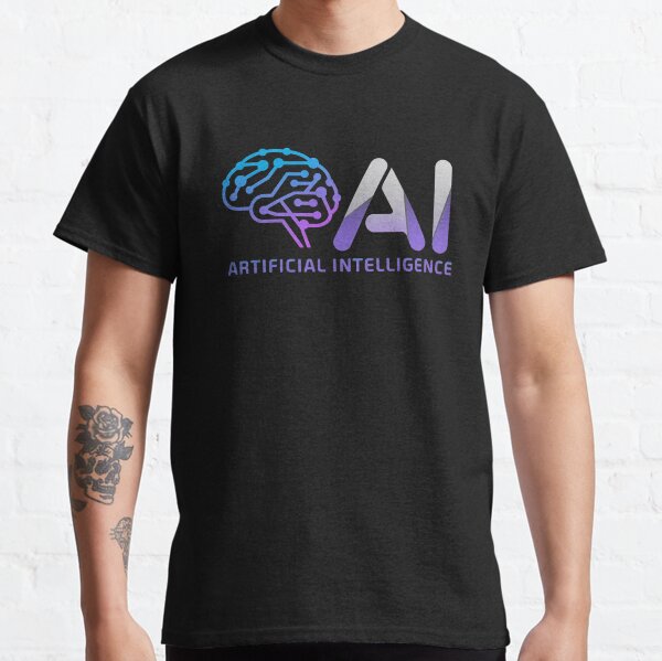 Item preview, AI Artificial Intelligence Futuristic Logo designed and sold by ZetaDream.