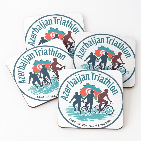Item preview, Azerbaijan Triathlon – Swim, Bike, Run Endurance Sports Design designed and sold by Triathlongram.