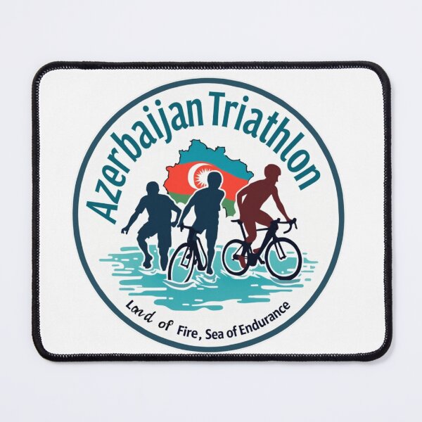 Item preview, Azerbaijan Triathlon – Swim, Bike, Run Endurance Sports Design designed and sold by Triathlongram.