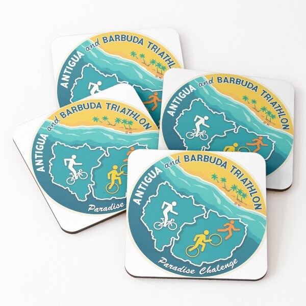 Item preview, Antigua and Barbuda Triathlon – Swim, Bike, Run Tropical Race Design designed and sold by Triathlongram.