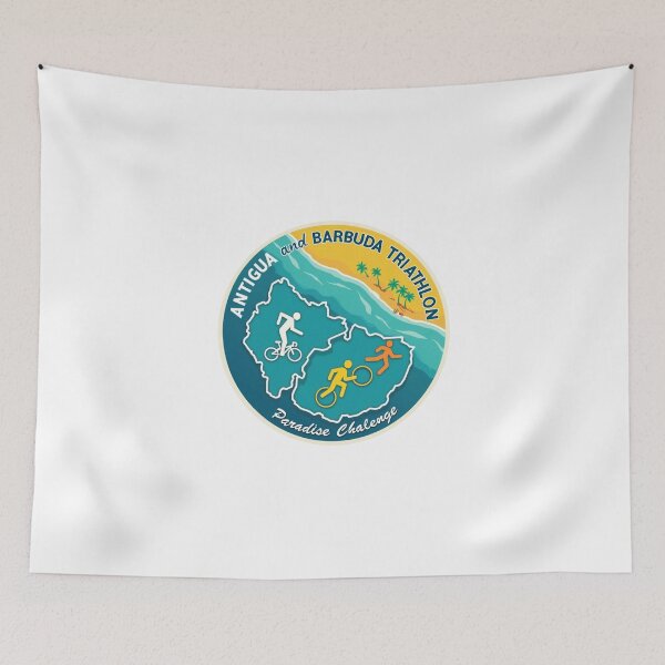 Item preview, Antigua and Barbuda Triathlon – Swim, Bike, Run Tropical Race Design designed and sold by Triathlongram.
