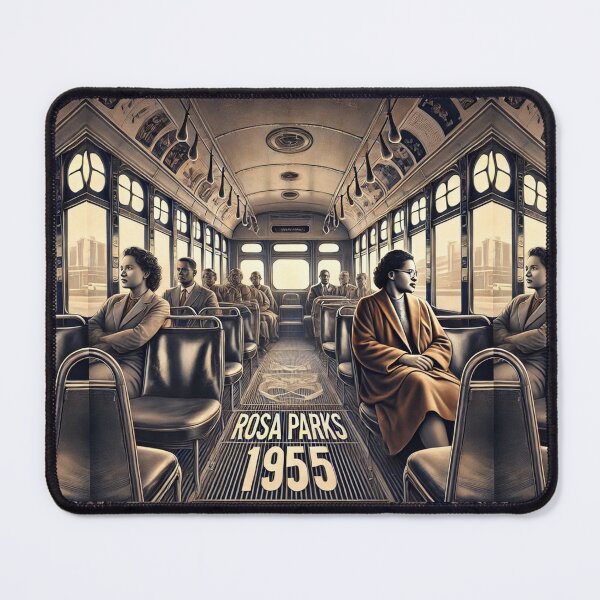 Item preview, Rosa Parks: A Quiet Revolution – 1955 Montgomery Bus Boycott designed and sold by Meta2Physical.