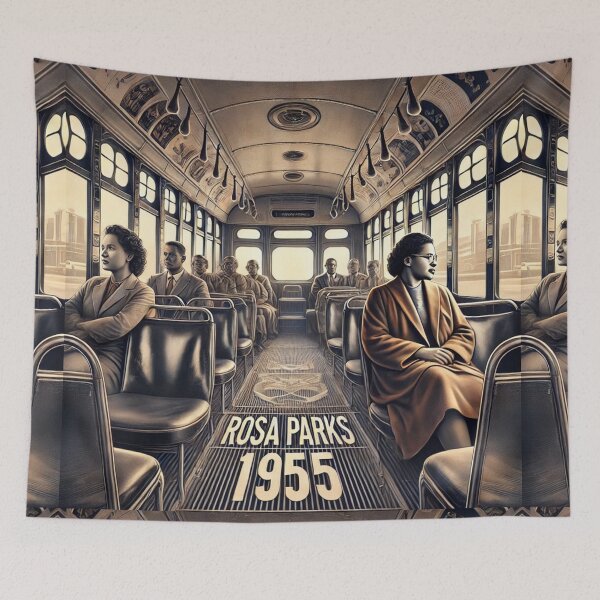 Item preview, Rosa Parks: A Quiet Revolution – 1955 Montgomery Bus Boycott designed and sold by Meta2Physical.