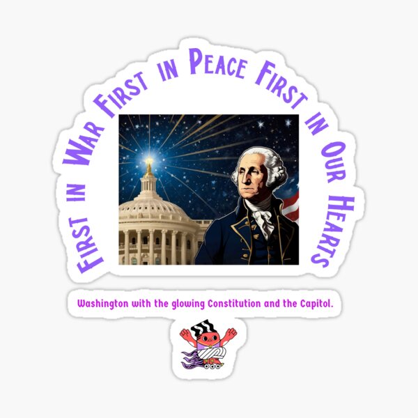 Item preview, First in War First in Peace First in Our Hearts designed and sold by PrintPopTees.