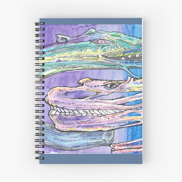 Item preview, Smiling purple monster painting, with teeth designed and sold by CrittersByLola.