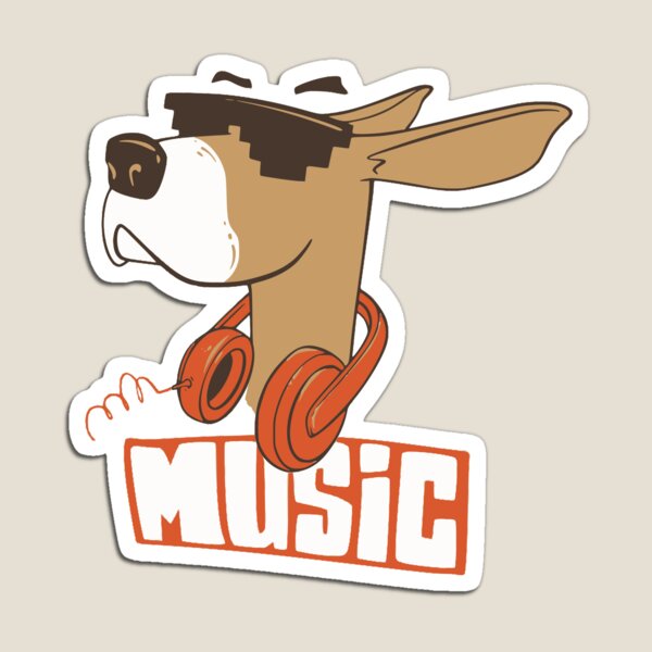 Item preview, perro musical designed and sold by GraphicStyleX.