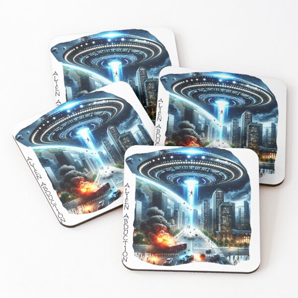 Item preview, UFO invasion and alien abduction designed and sold by DukeTheMagic.