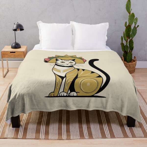 Item preview, Humorous Taco Cat in Deco Style designed and sold by TeeGrit.