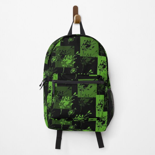 Item preview, Privet Sprig Bright Green 81fc33 on Black Half-Drop designed and sold by Art in My Loft.