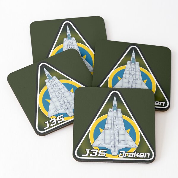Item preview, Saab J-35 DRAKEN Sweden, Swedish Air Force Fighter designed and sold by StickersWorld Ltd.