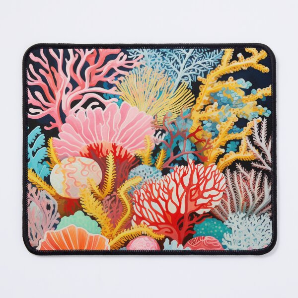 Item preview, Citrus Coral Reef Digital Artwork designed and sold by zolarche.