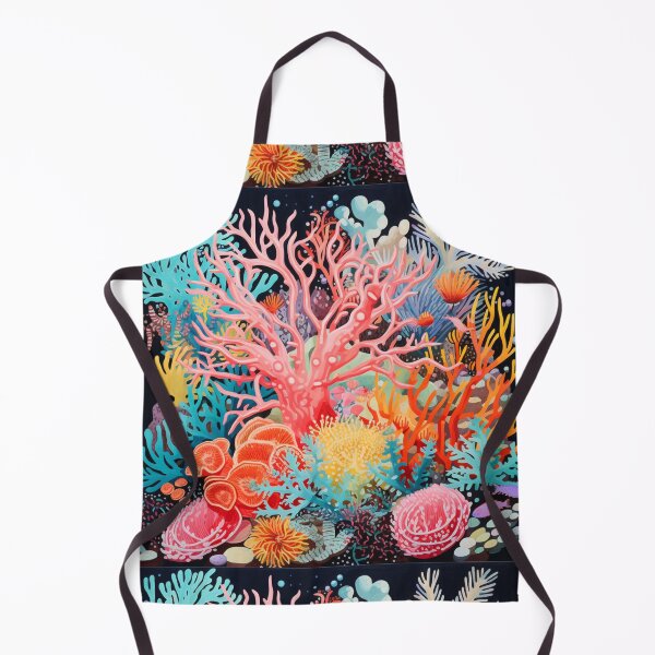 Item preview, Citrus Coral Reef Digital Artwork designed and sold by zolarche.