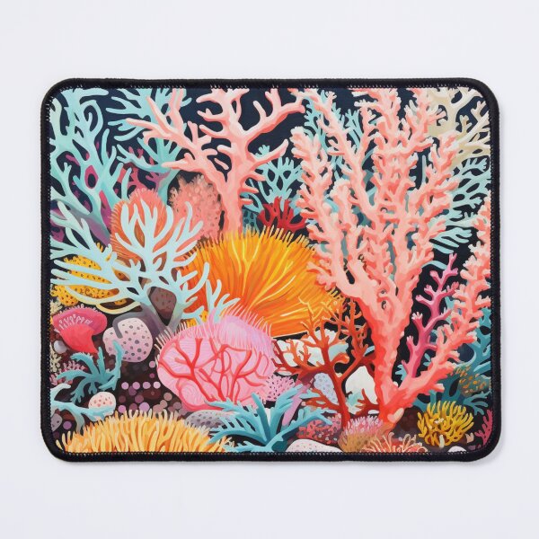 Item preview, Citrus Coral Reef Digital Artwork designed and sold by zolarche.