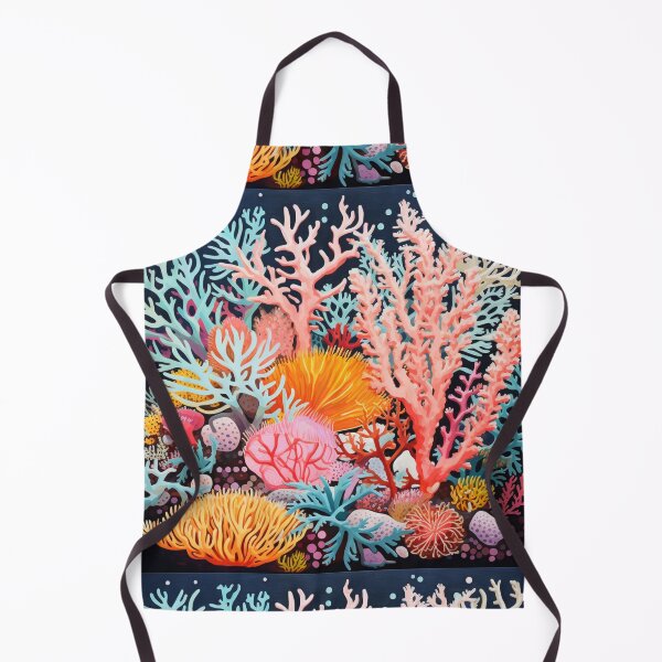 Item preview, Citrus Coral Reef Digital Artwork designed and sold by zolarche.