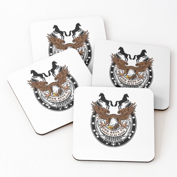 Item preview, THE WILD ADVENTURE HORSES WITH EAGLE designed and sold by Caramellaty.