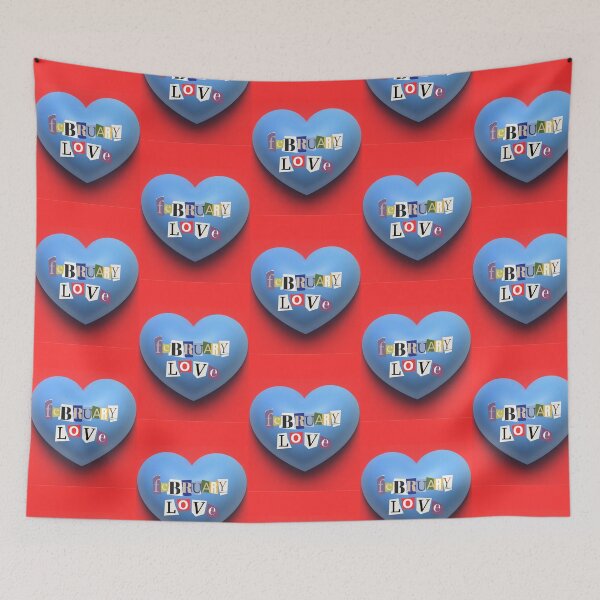 Item preview, February love heart designed and sold by Nathanfulks551.