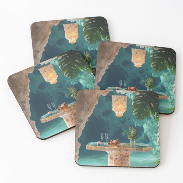 Item preview, Surreal Underwater Restaurant | Organic Dining Table and Chairs designed and sold by yinyuecreation.