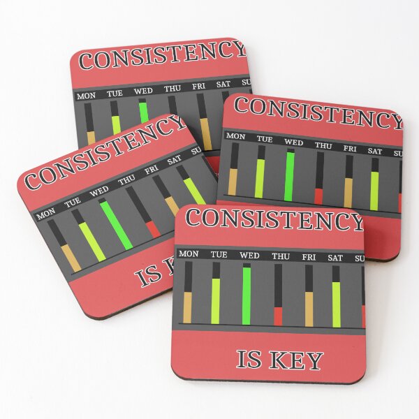 Item preview, Consistency is KEY! designed and sold by LuckyJero.