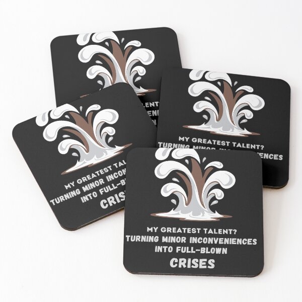 Item preview, Funny Crises Design - Turning Inconveniences into Crises designed and sold by VisualArtsOasis.