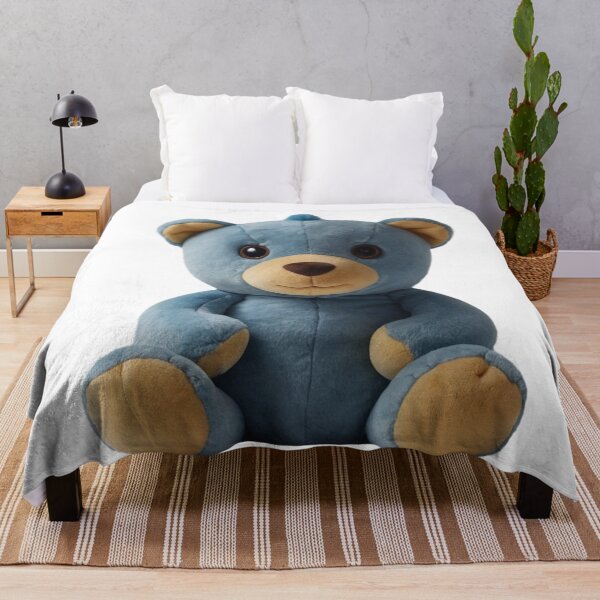 Item preview, Cute Blue Teddy Bear designed and sold by CuteopiaGallery.