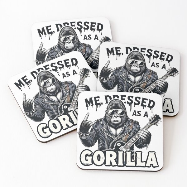 Item preview, Gorilla follows day - Me Dressed as a Gorilla – Rock 'n' Roll  designed and sold by LV-creator.