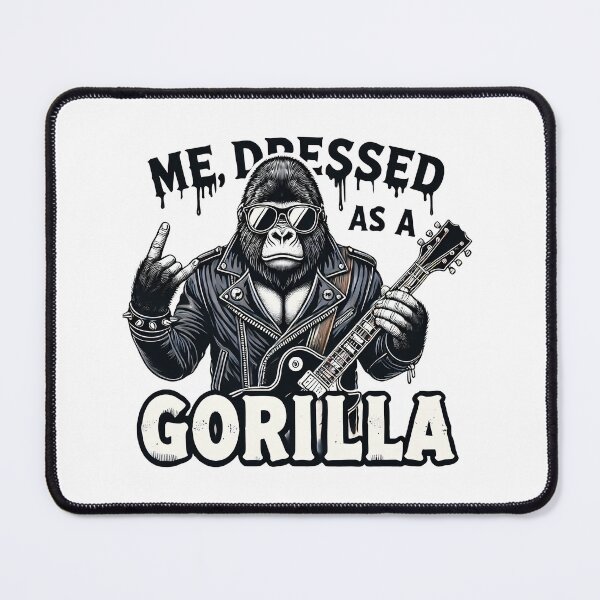 Item preview, Gorilla follows day - Me Dressed as a Gorilla – Rock 'n' Roll designed and sold by LV-creator.