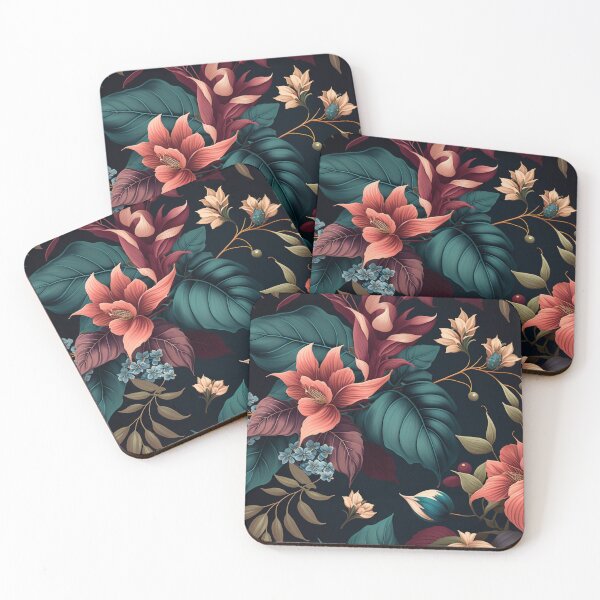 Item preview, The Dark Royal_Floral Design designed and sold by Heather's Creative Apparel.