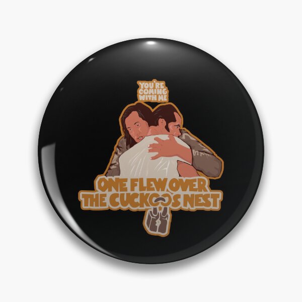 Item preview, One Flew Over the Cuckoo's Nest Tee - Jack Nicholson & Chief Bromden Illustration designed and sold by Boogosh.