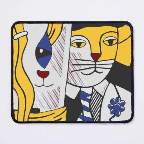 Item preview, Stepping Out by Roy Lichkatstein designed and sold by The DayDreamer Cats .