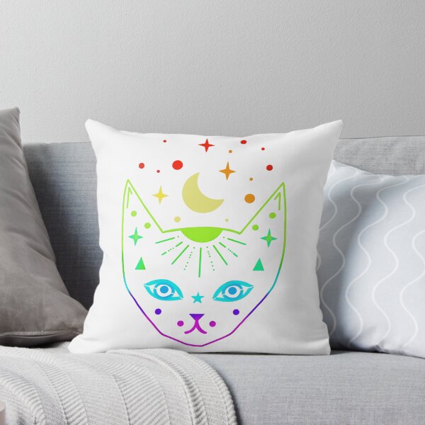 Item preview, Rainbow Kitty designed and sold by FranettiArt.
