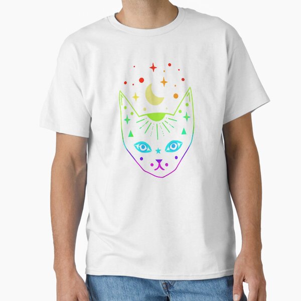Item preview, Rainbow Kitty designed and sold by FranettiArt.
