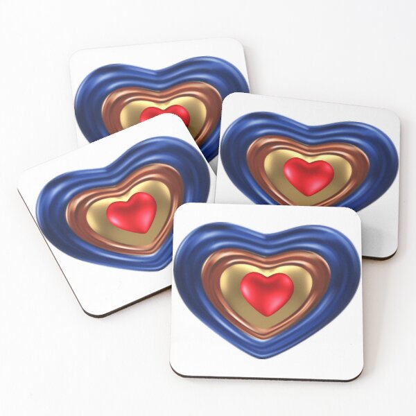 Item preview, Multi-colored heart designed and sold by goodartpro7com.
