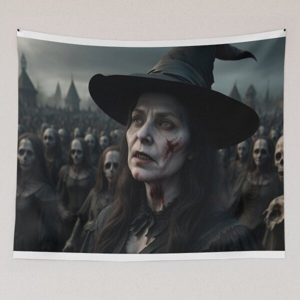 Item preview, Creepy Witch With Skeleton Army  designed and sold by highplacidity.