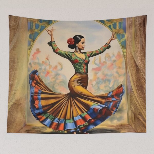 Item preview, Flamenco Dancer spinning designed and sold by Boxing Kangaroo Retail Company.