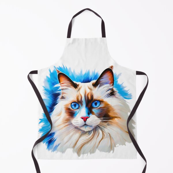 Item preview, Modern Art Ragdoll Cat – A Graceful Feline in Contemporary Style designed and sold by Fredster1966.