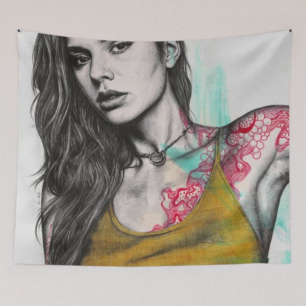 Item preview, Leavers | beautiful girl in yellow tank top designed and sold by Marco Paludet.
