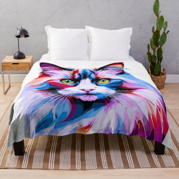 Item preview, Modern Art Ragdoll Kitty– A Graceful Feline in Contemporary Style designed and sold by Fredster1966.