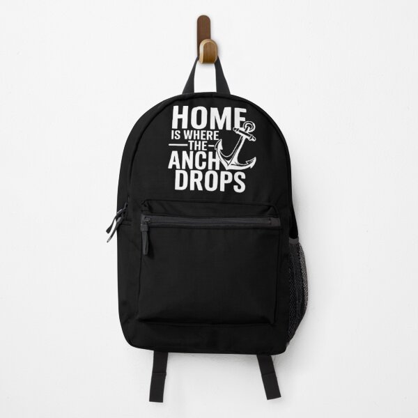 Item preview, Home is Where the Anchor Drops - Nautical Quote Design designed and sold by Prime-Studio.
