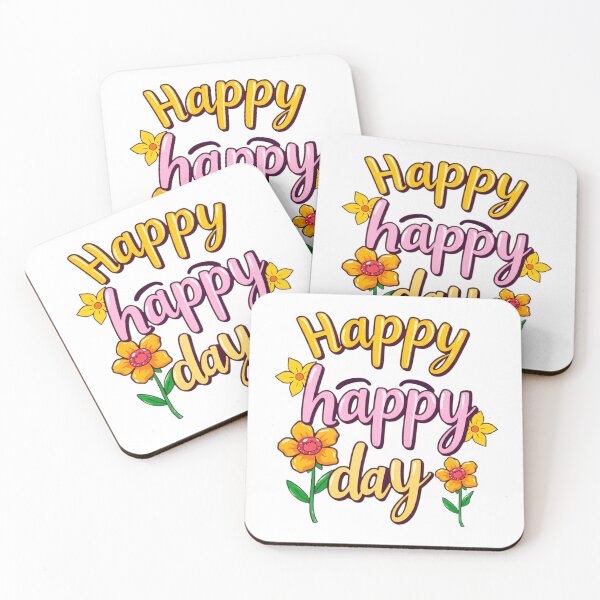 Item preview, happy happy day designed and sold by malik-modern-de.