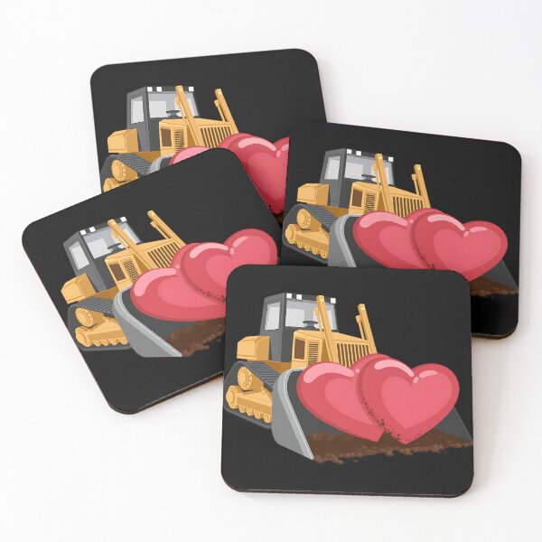Item preview, I love bulldozer designed and sold by Red-forever.