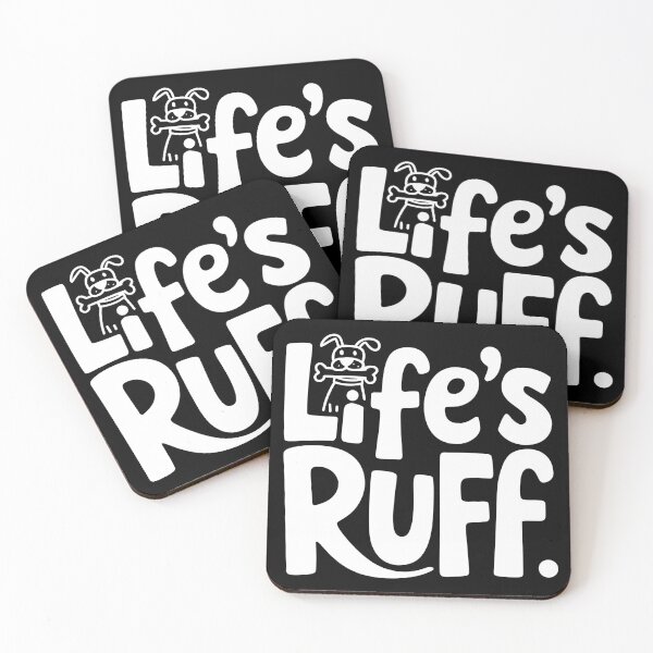 Item preview, Life's Ruff - Funny Dog Design designed and sold by Prime-Studio.