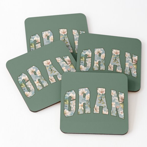 Item preview, Grandmother's Day Gran Floral Text designed and sold by SStarDesigns.