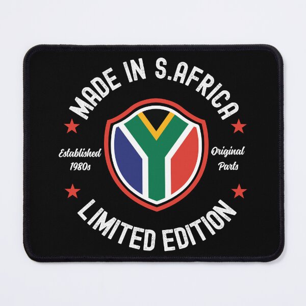 Item preview, Made In South Africa, Limited Edition | For Birthday in 1980s - Black designed and sold by PearlMoonGrapes.