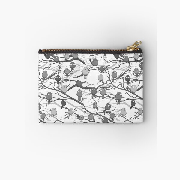 Item preview, Birds on Branches Monochrome designed and sold by Wubsys.