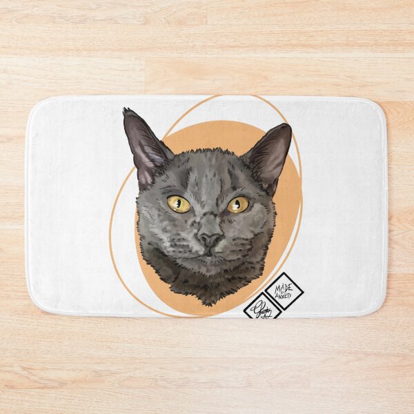 Item preview, Grey Beauty: Rescue cat designed and sold by Made-by-Anxiety.